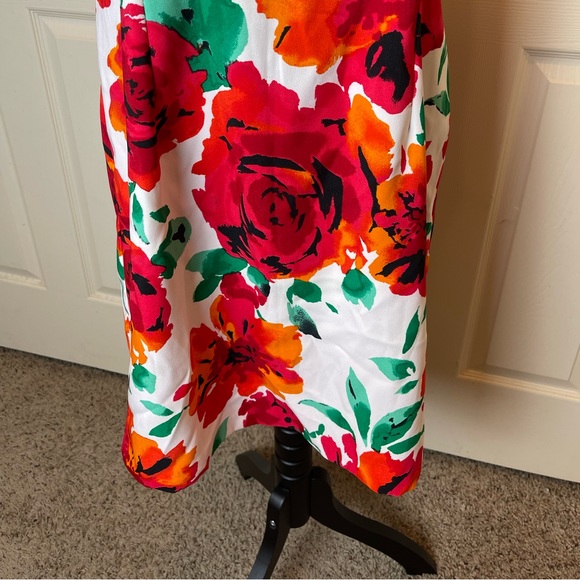 Ronni Nicole Floral Midi Spring/Summer Dress Size 14 - Picture 5 of 9